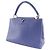 Borsa Capucines MM Louis Vuitton Bianco Blu - vista 2