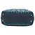Borsa da bowling in pelle di vitello intrecciata Chanel Blue CC - vista 3
