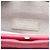 Clutch Kiss Lock de piel de cordero acolchada rosa de Chanel - vista 5