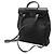 Hermès Black Toile Herbag GM Rucksack Schwarz - Ansicht 2
