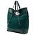 Borsa shopping Chanel verde extra large in lana e pelle di vitello 31 Verde scuro - vista 2