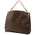 Louis Vuitton Borsa Graceful MM Monogram Marrone - vista 2