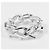 Anello Forgelink Alta Lucentezza di Tiffany & Co. Argento - vista 7