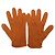 Warme Cashmere-Handschuhe von Hermès Orange - Ansicht 2