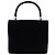 Prada Vintage Samt-Handtasche Schwarz