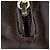 Borsa a mano con logo di perline Prada B3763 Marrone - vista 10