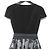 Autre Marque M'S GRACY Blumen-Jacquard-Velourkleid Schwarz - Ansicht 5