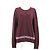 Hermès Hermes Wollstrickjacke Braun Bordeaux