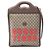 Borsa Tote Gucci GG Supreme Marrone Multicolore Beige