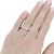 Tiffany & Co. Ehering, "Setting", Platin und Diamanten. - Ansicht 5