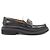 Zapatos de piel de ternera cepillada Christian Dior Negro Blanco
