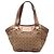 LOEWE Braune Anagram Canvas Tote