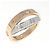 Anello Cartier Be Love Diamante Oro Bianco e Oro Rosa D'oro