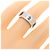 Anello Love Cartier in Oro Bianco D'oro - vista 4