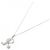 Autre Marque Platin-Diamant-Halskette mit Initial R Silber - Ansicht 2