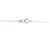 Autre Marque Platin-Diamant-Halskette mit Initial R Silber - Ansicht 5