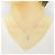 Autre Marque Platin-Diamant-Halskette mit Initial R Silber - Ansicht 6