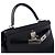 Hermès Borsa HERMES Kelly 28 in Pelle Nera - 103078 Nero - vista 7