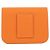 Monedero Constance Naranja Hermès - vista 3