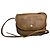 Triomphe Céline Vintage Celine Monogramm Leder Schultertasche beige braun