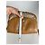 Triomphe Céline Vintage Celine Monogramm Leder Schultertasche beige braun - Ansicht 14