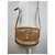 Triomphe Céline Vintage Celine Monogramm Leder Schultertasche beige braun - Ansicht 3