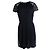 Schwarz paneliertes Spitzenkleid von Burberry