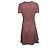 Burberry, Mauve Kleid in altrosa Pink - Ansicht 3