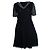 Carven, Mini-Kleid mit Spitzenmuster Schwarz