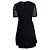 Carven, Mini-Kleid mit Spitzenmuster Schwarz - Ansicht 2