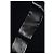 Vestido de painel de renda com acabamento em couro Saint Laurent em preto - vista 6
