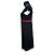 Schwarzes technisches Jersey-Kleid mit Blumen und Rollkragen von Gucci - Ansicht 3