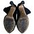 2000s Prada Milano - Vintage suede booties with silver pearl studs Black Silvery - view 3