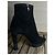 2000s Prada Milano - Vintage suede booties with silver pearl studs Black Silvery - view 4