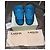 Sneakers Lanvin Forest blu in ecopelle - vista 2