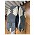 Hermès Addict Leder Sneakers Schwarz Marineblau - vista 6