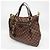 Evora Borsa a mano/sacchetto a spalla Louis Vuitton Damier Évora MM per donne Marrone Damier ebene - vista 16