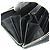 Cartera larga bi-fold Gucci Blade en negro - vista 17