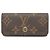 4 Schlüsselhalter Monogramm Louis Vuitton Braun