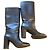 Chanel Lederstiefel Schwarz Größe 39