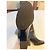 Chanel Lederstiefel Schwarz Größe 39 - Ansicht 4