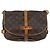 Louis Vuitton Saumur Monogram Canvas 30 Marrone - vista 2