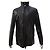 Hermès HERMES WENDENDE SCHWARZE LAMMFELLJACKE & SCHWARZER STOFF GRÖSSE 50 M - Ansicht 2