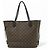 BORSA LOUIS VUITTON NEVERFULL MM N40599 IN CANVAS EBENE Marrone