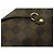BORSA LOUIS VUITTON NEVERFULL MM N40599 IN CANVAS EBENE Marrone - vista 13