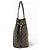 BORSA LOUIS VUITTON NEVERFULL MM N40599 IN CANVAS EBENE Marrone - vista 4