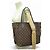 BORSA LOUIS VUITTON NEVERFULL MM N40599 IN CANVAS EBENE Marrone - vista 7