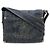 Borsa a Spalla Chanel Denim Coco Mark Indigo Blu