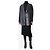 Prada Abrigo de lana y angora en dos tonos grises - talla UK 4 - vista 3