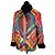 Giacca Hermès double face in seta e velluto fantasia Brins d'or Multicolore